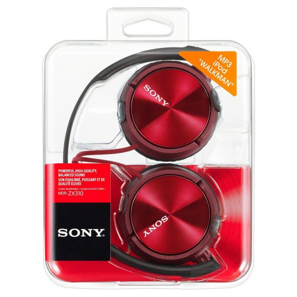 Ακουστικά Κεφαλής Sony MDR-ZX310AP Κόκκινο