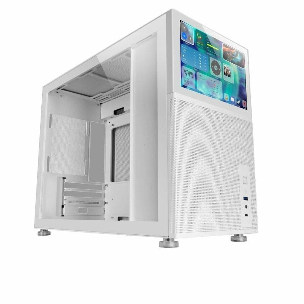 Κουτί Μέσος Πύργος ATX Mars Gaming MC-LCD Λευκό