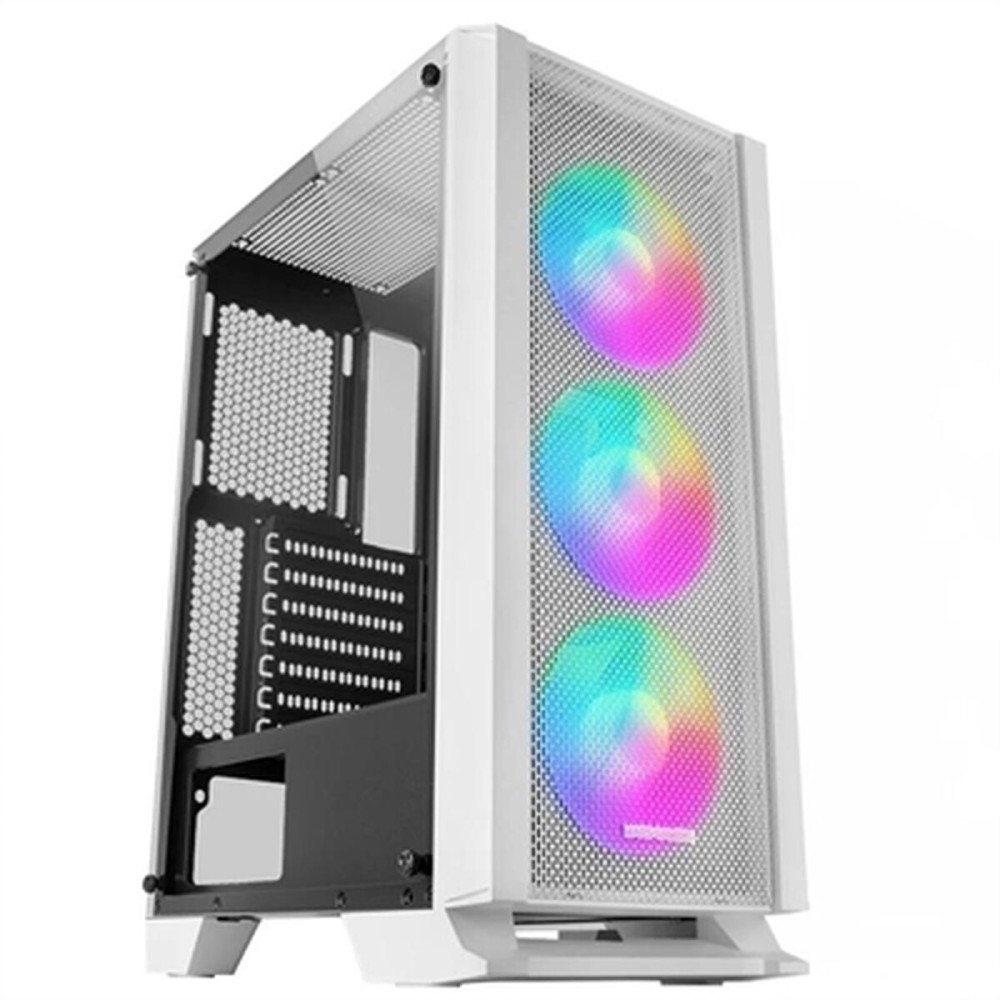 Κουτί Μέσος Πύργος ATX Mars Gaming MCCW Λευκό RGB
