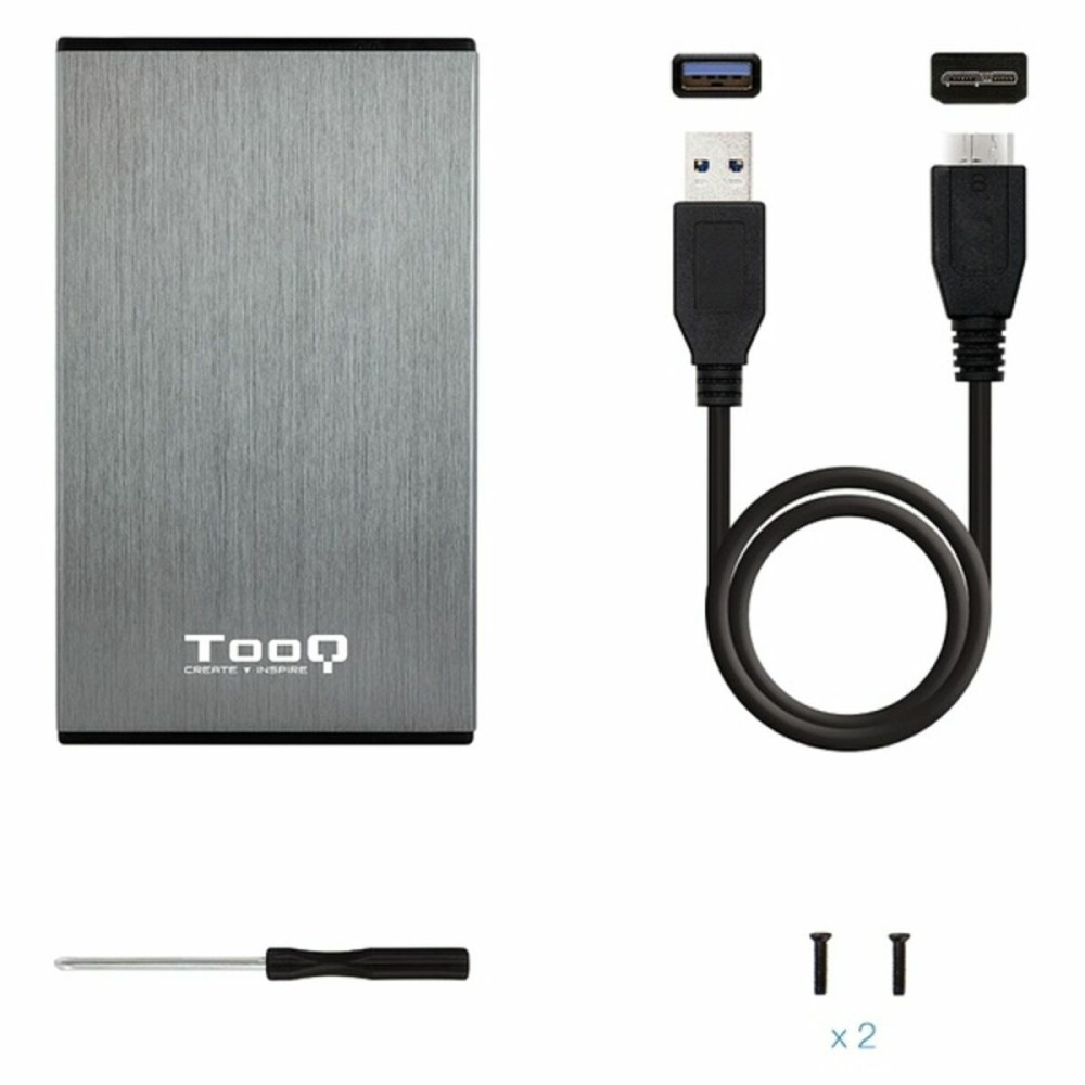 Θήκη Σκληρού Δίσκου TooQ TQE-2527G 2,5" SATA USB 3.0