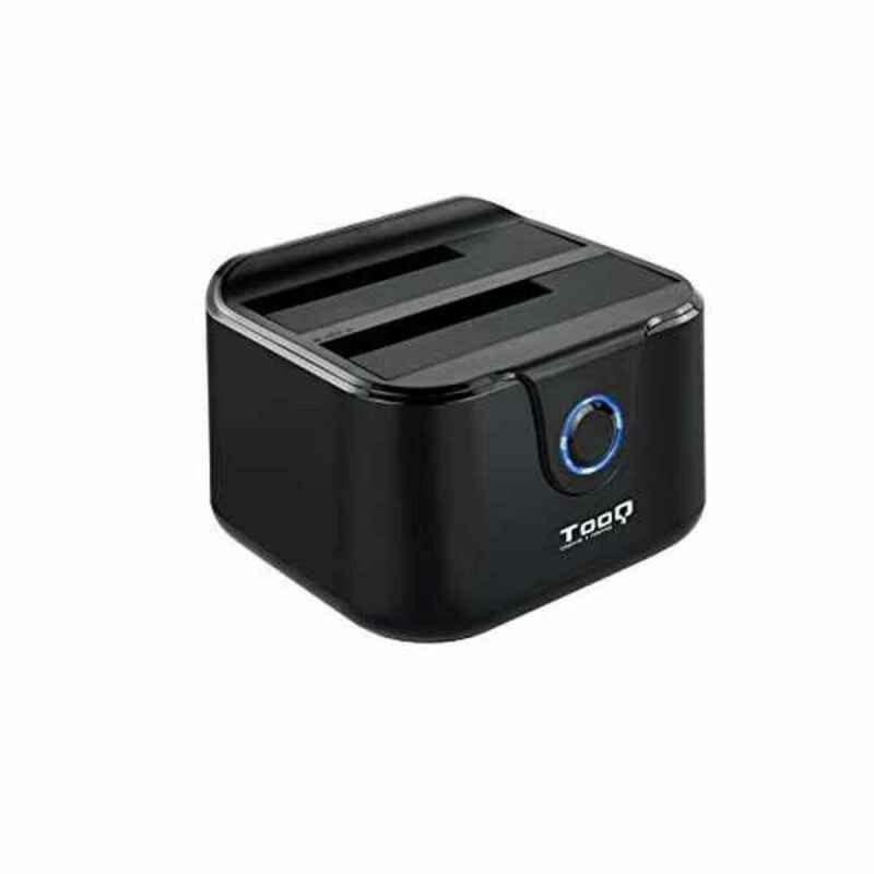 Dock Station Dual TooQ TQDS-802B 2.5" / 3.5" SATA USB 3.0 Μαύρο