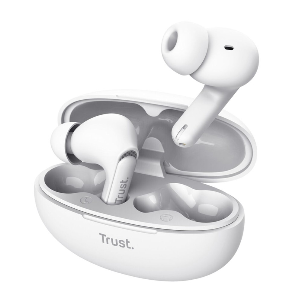 Ακουστικά in Ear Bluetooth Trust Yavi Λευκό