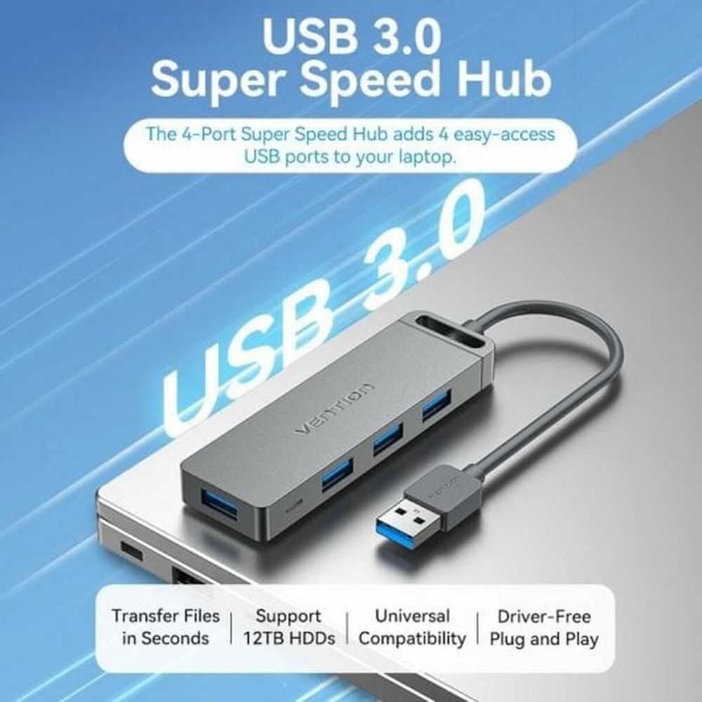 USB Hub Vention CHLBB Μαύρο