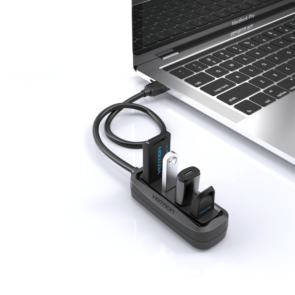 USB Hub Vention VAS-J43-B050 Μαύρο (1 μονάδα)