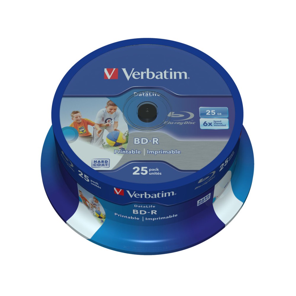 Blu-Ray BD-R Εκτυπώσιμο Verbatim 43811 25 Μονάδες