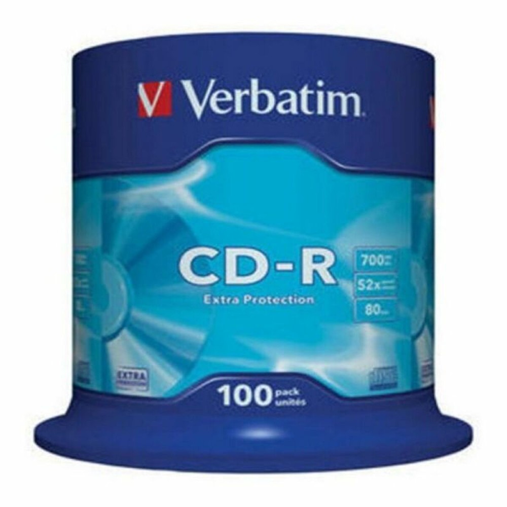 CD-R Verbatim 43411 52x 700 MB (100 Μονάδες)
