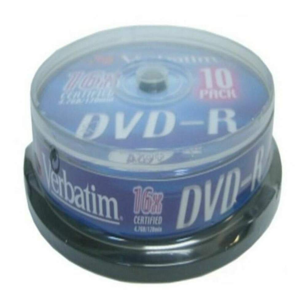 DVD-R Verbatim DVD-R Matt Silver 16x 10 pcs (x10)
