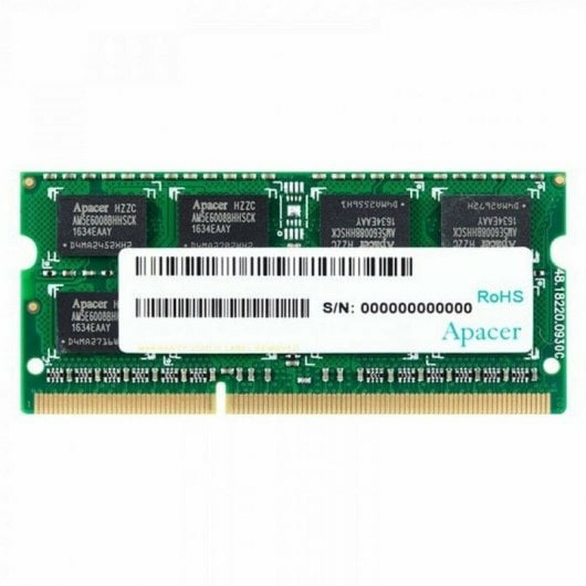 Μνήμη RAM Apacer AS08GFA60CATBGJ 8 GB DDR3 1600 mHz CL11