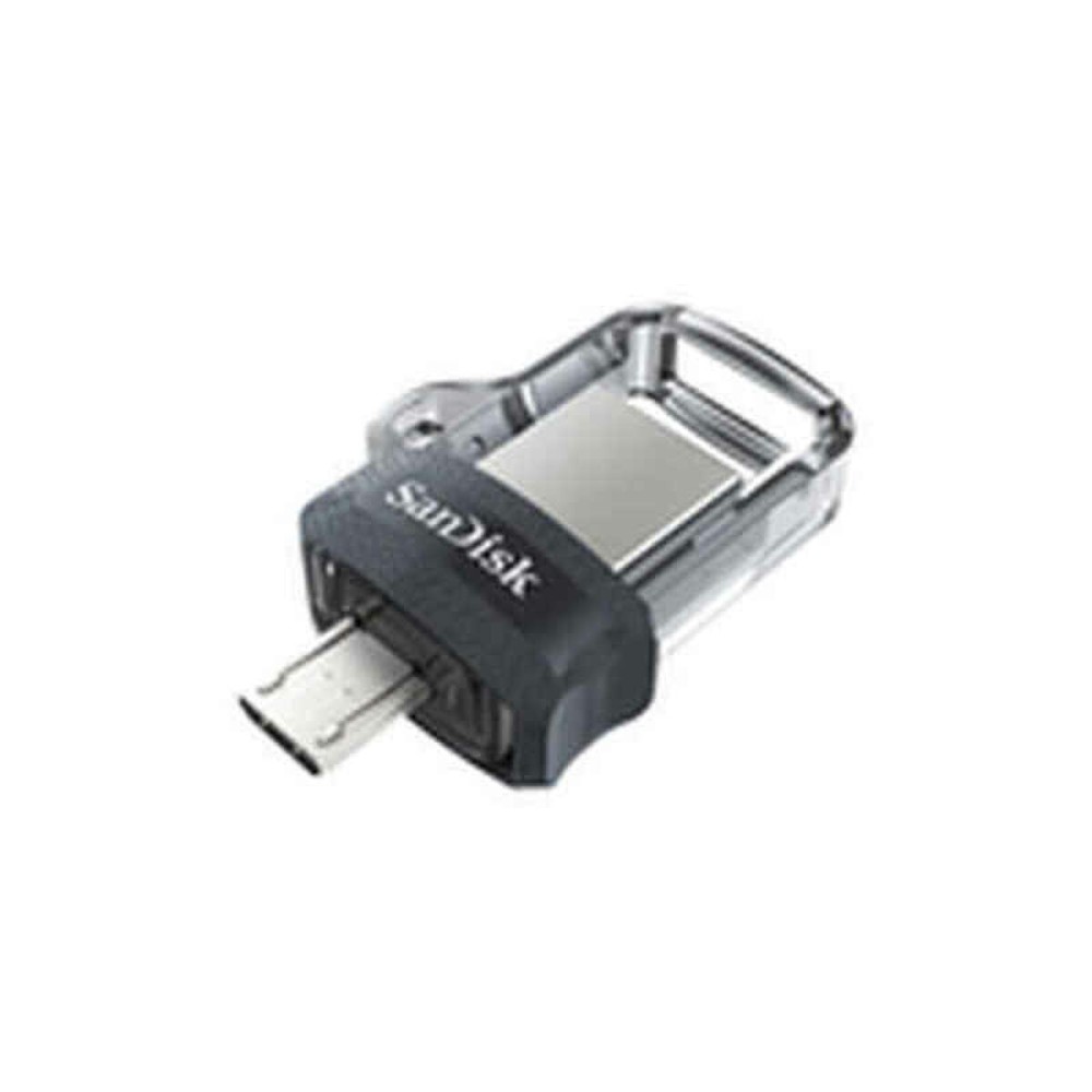 Στικάκι USB SanDisk Ultra Dual m3.0 Μαύρο 64 GB