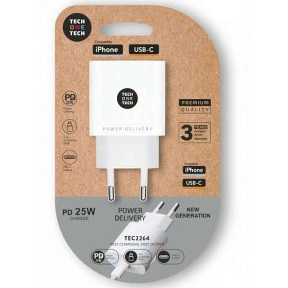 Φορτιστής Τοίχου Tech One Tech TEC2264 25 W
