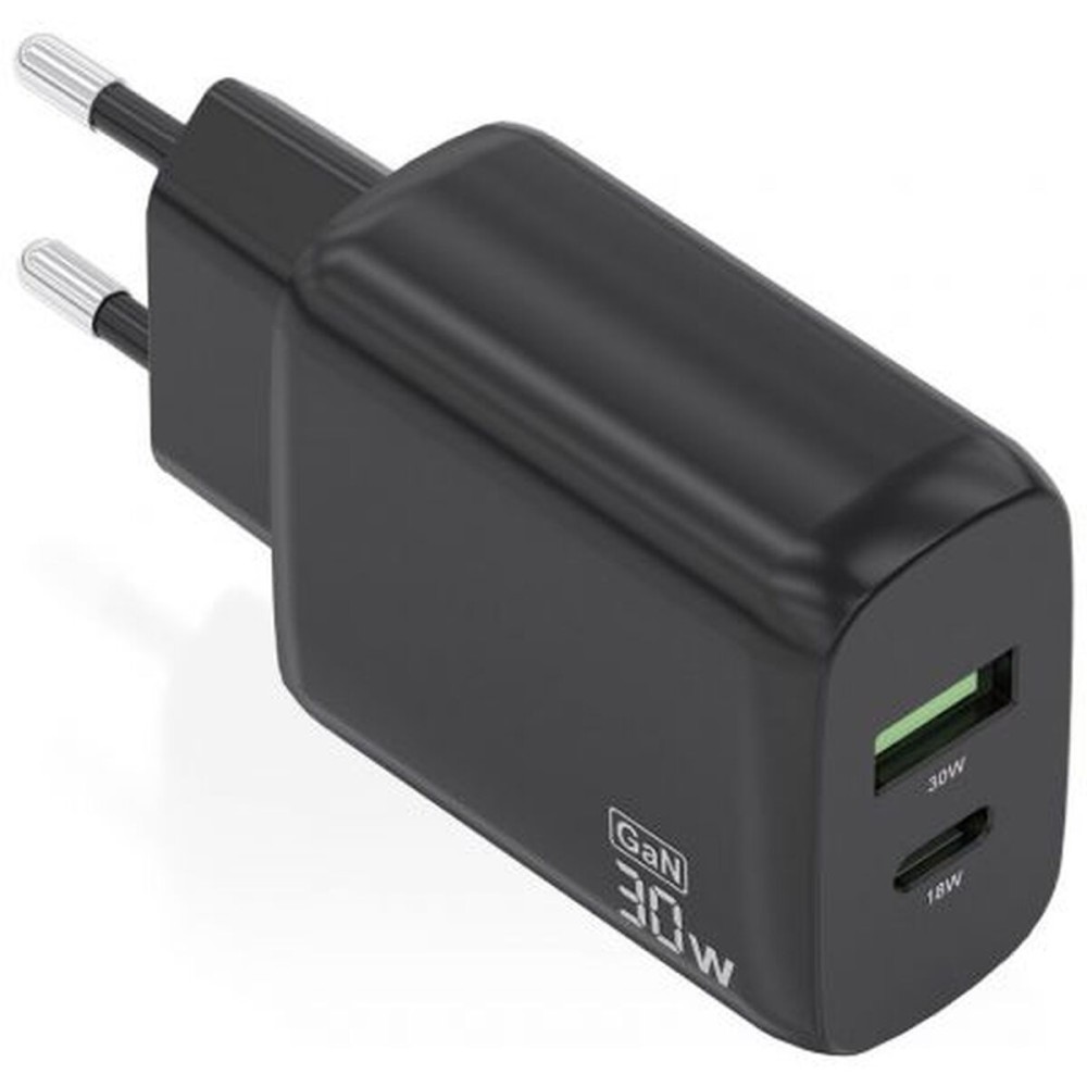 Φορτιστής Τοίχου Aisens A110-0924 Μαύρο 30 W