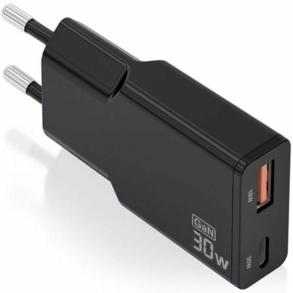 Φορτιστής Τοίχου Aisens ASCH-30W2P047-BK Μαύρο 30 W