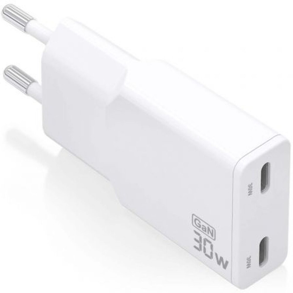 Φορτιστής Τοίχου Aisens ASCH-30W2P048-W Λευκό 30 W