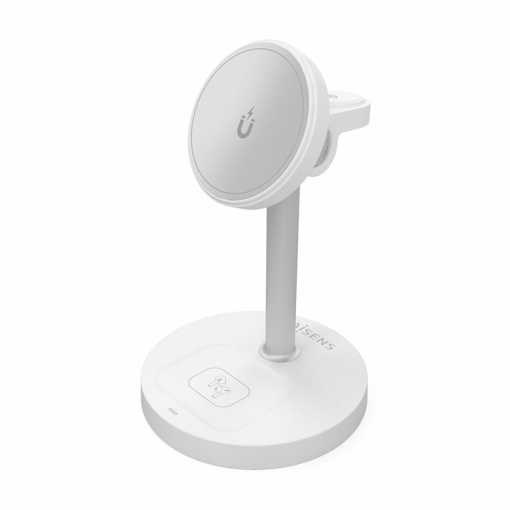 Ασύρματος Φορτιστής Aisens ASCH-15W3WC065-W Λευκό 15 W