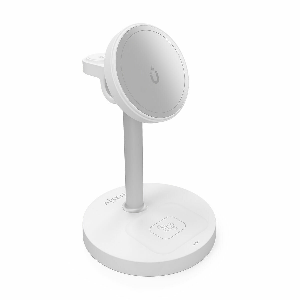 Ασύρματος Φορτιστής Aisens ASCH-15W3WC065-W Λευκό 15 W