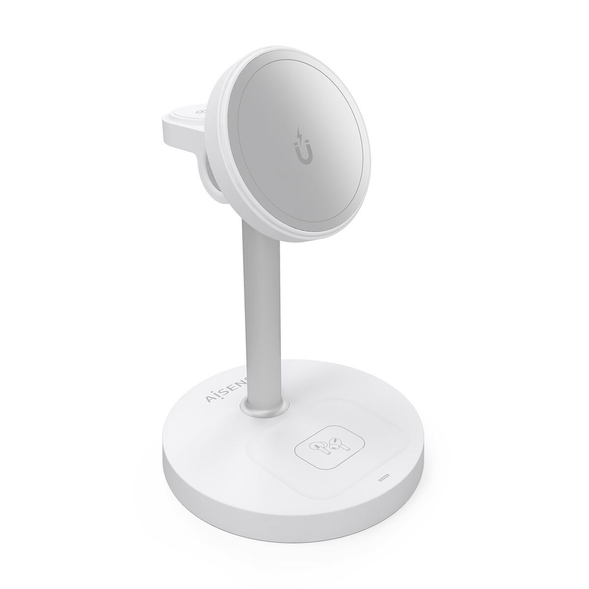 Ασύρματος Φορτιστής Aisens ASCH-15W3WC065-W Λευκό 15 W