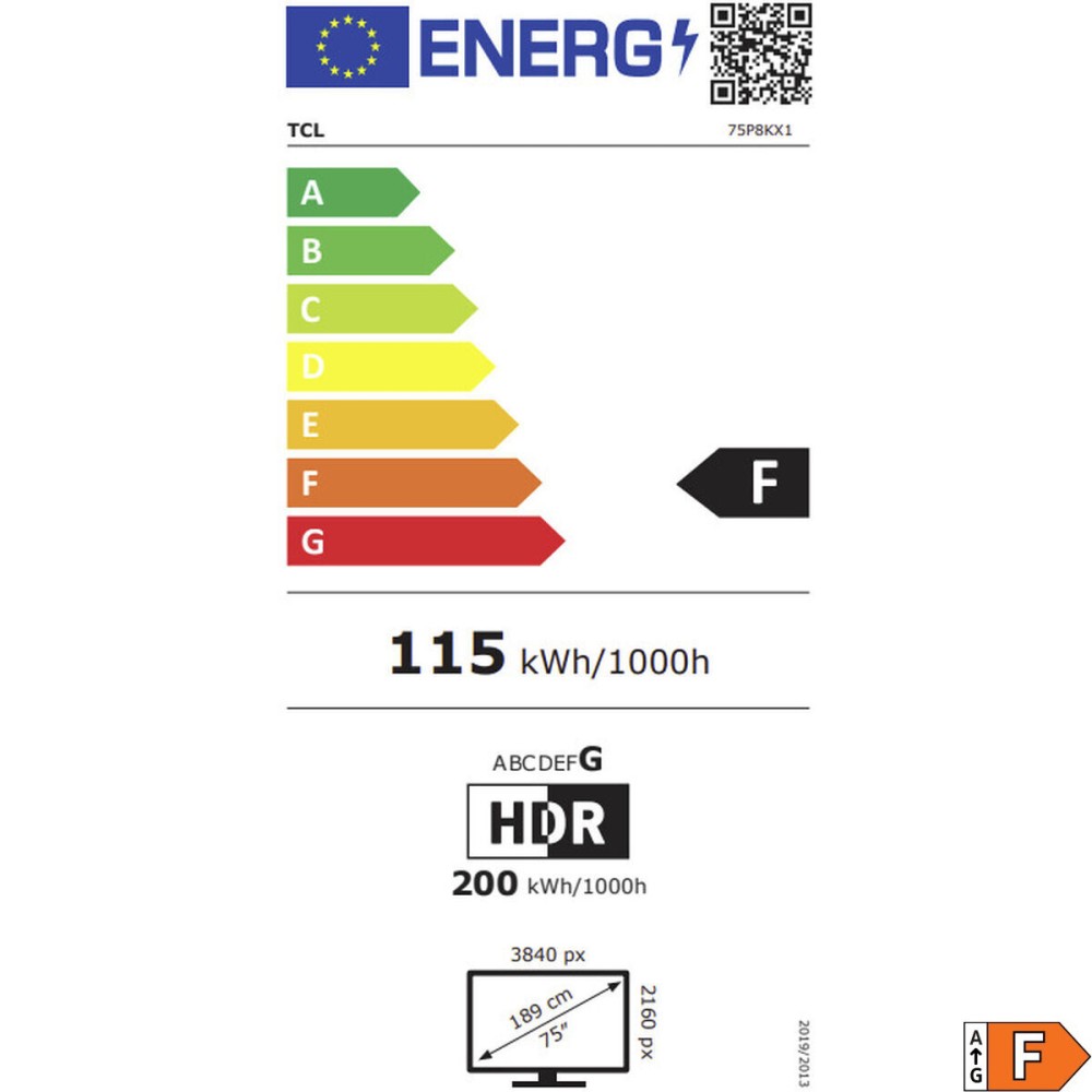 Smart TV TCL 75P8K 4K Ultra HD 75" QLED