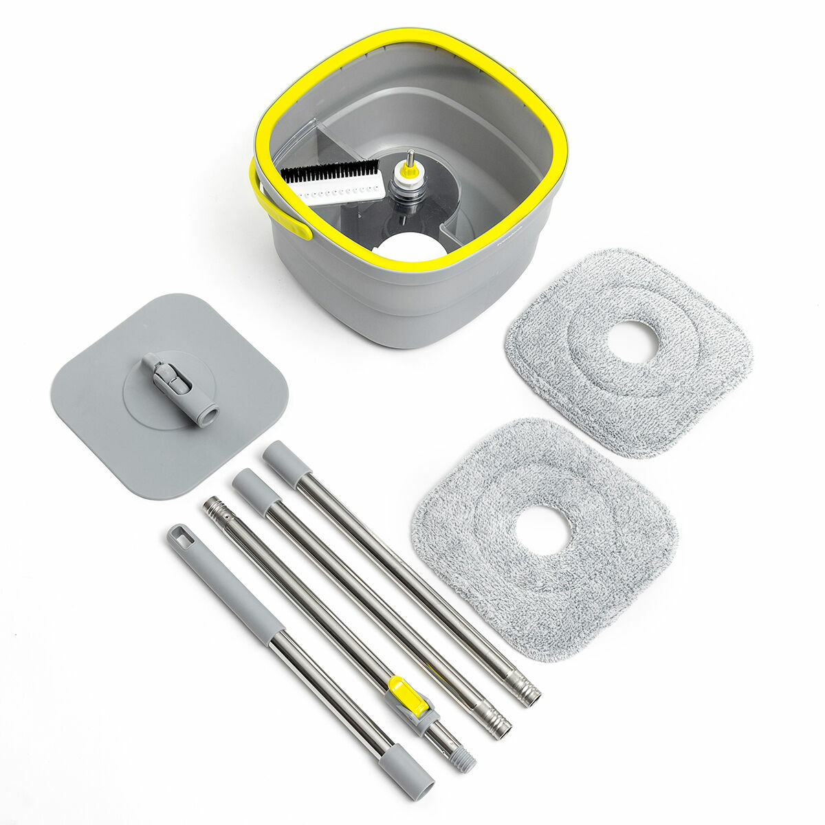 Περιστρεφόμενη Σφουγγαρίστρα με Αυτοκαθαρισμό και Διαχωριστικό Κάδο Selimop InnovaGoods