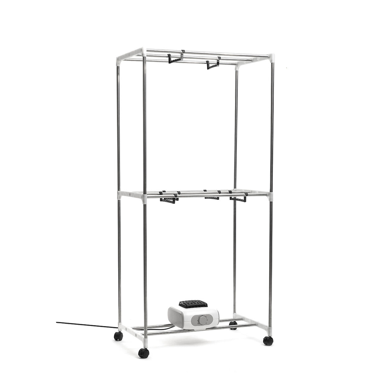 2 Υψηλό Φορητό Ηλεκτρικό Στεγνωτήριο Dupledry Blue InnovaGoods 1200 W