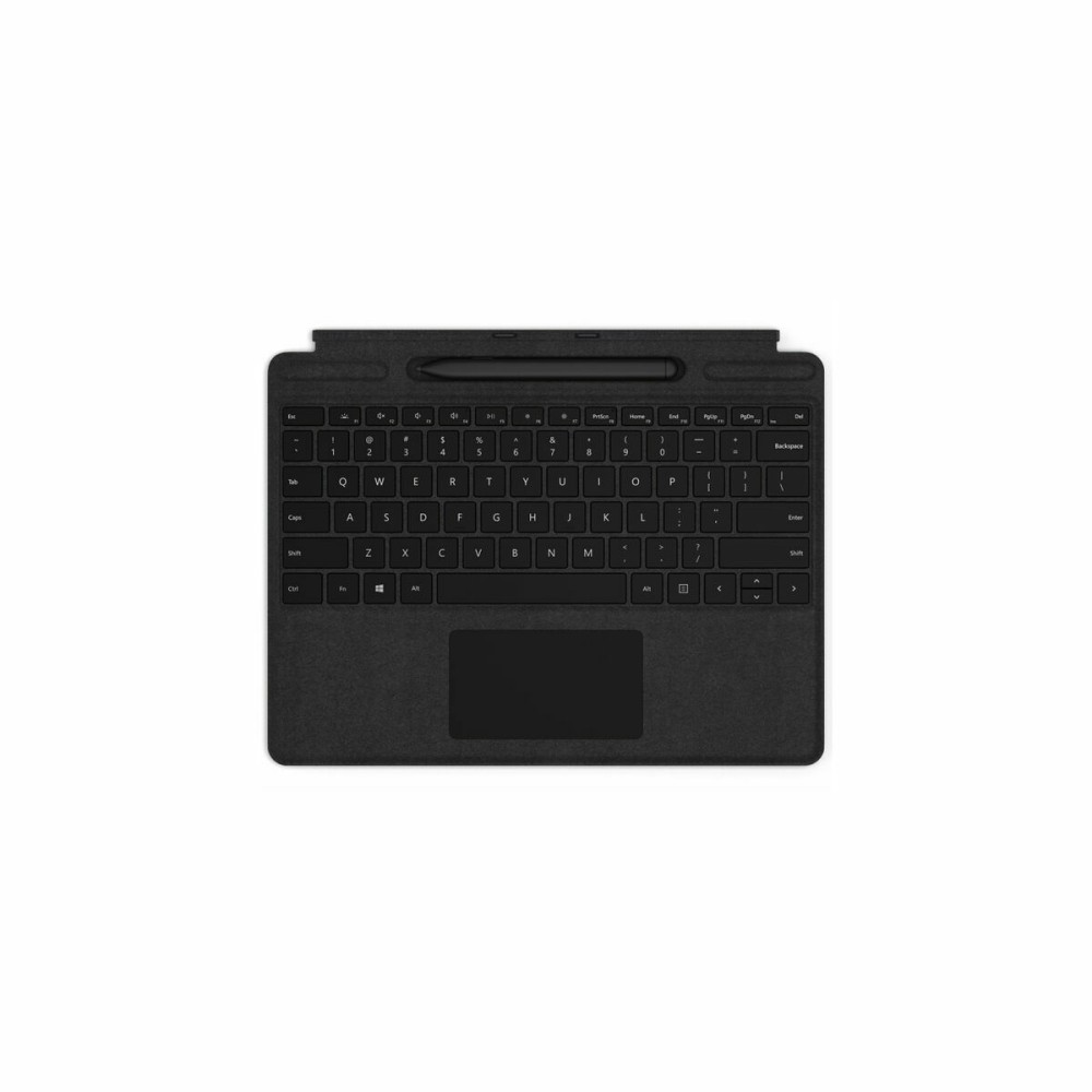 Θήκη Tablet και πληκτρολογιού Microsoft Μαύρο Ασημί (Ανακαινισμenα A+)