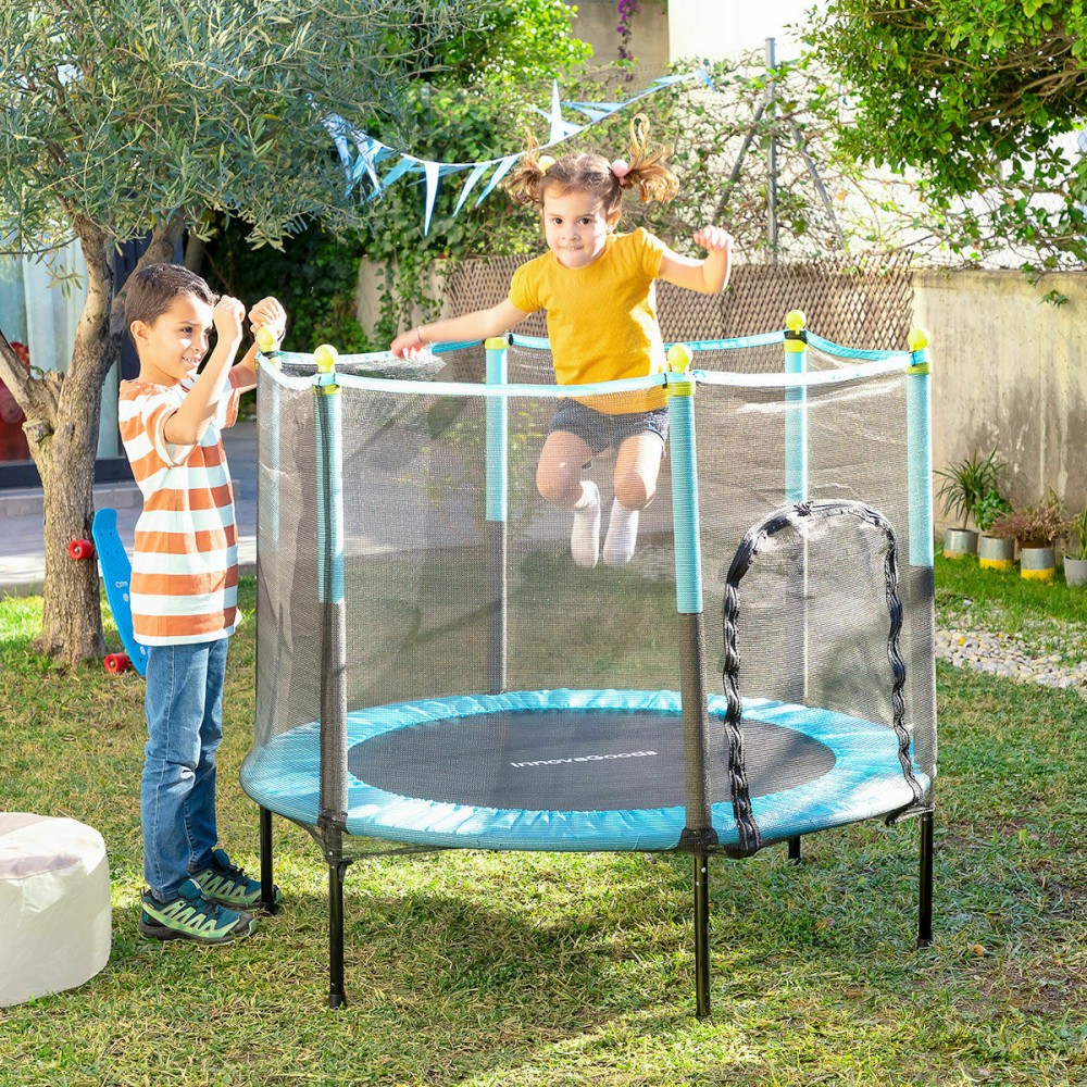 Παιδικό Τραμπολίνο με Δίχτυ Ασφαλείας InnovaGoods (Ανακαινισμenα D)
