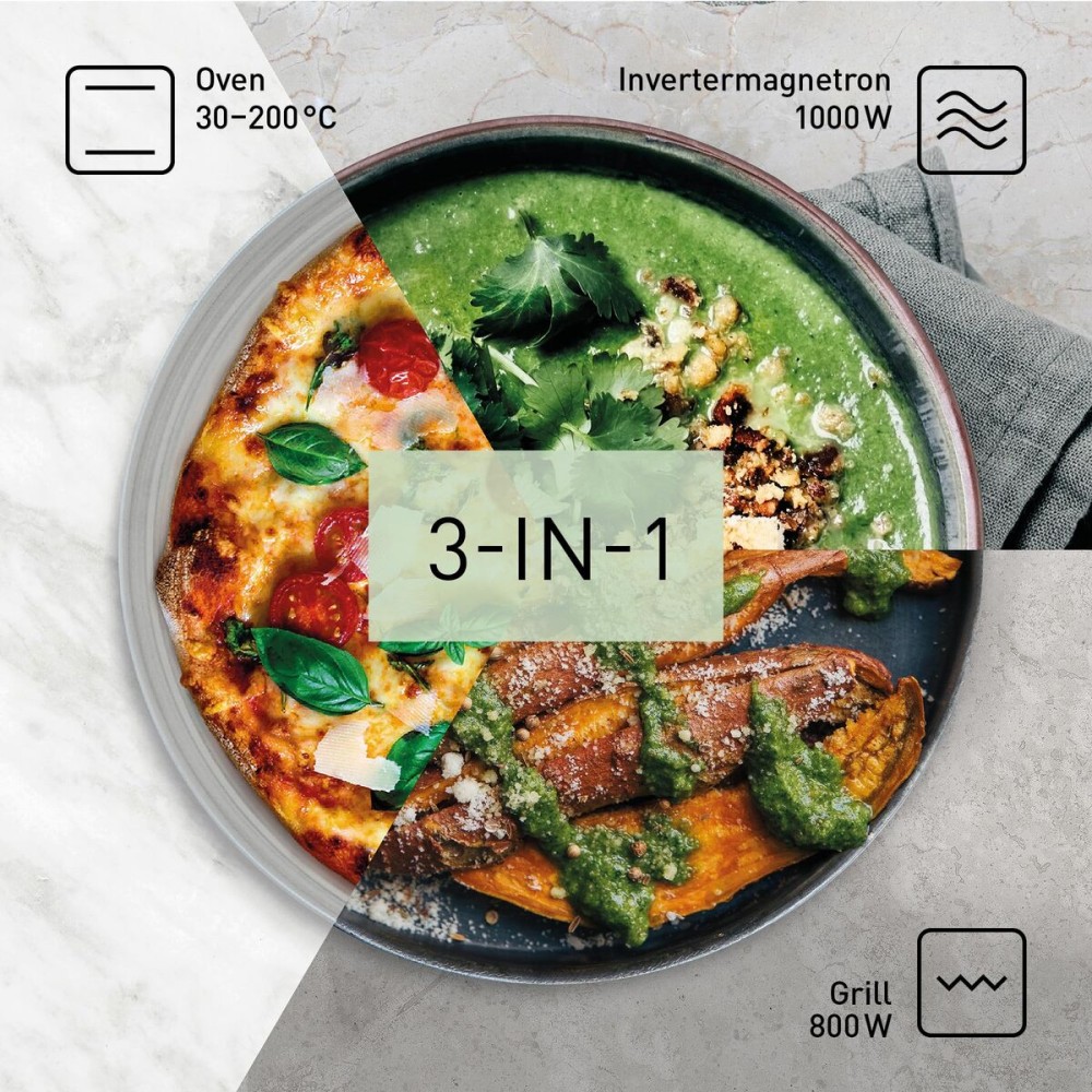 Φούρνος Μικροκυμάτων με Γκριλ Panasonic NNDF37PWEPG Λευκό 1000 W 23 L (Ανακαινισμenα A)