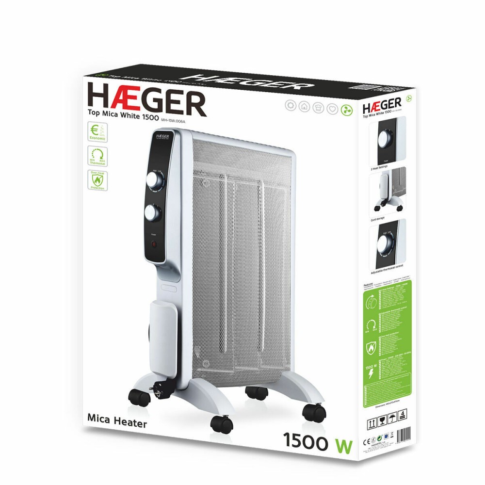 Θερμάστρα Haeger MH-15W.006A Λευκό 1500 W (Ανακαινισμenα B)