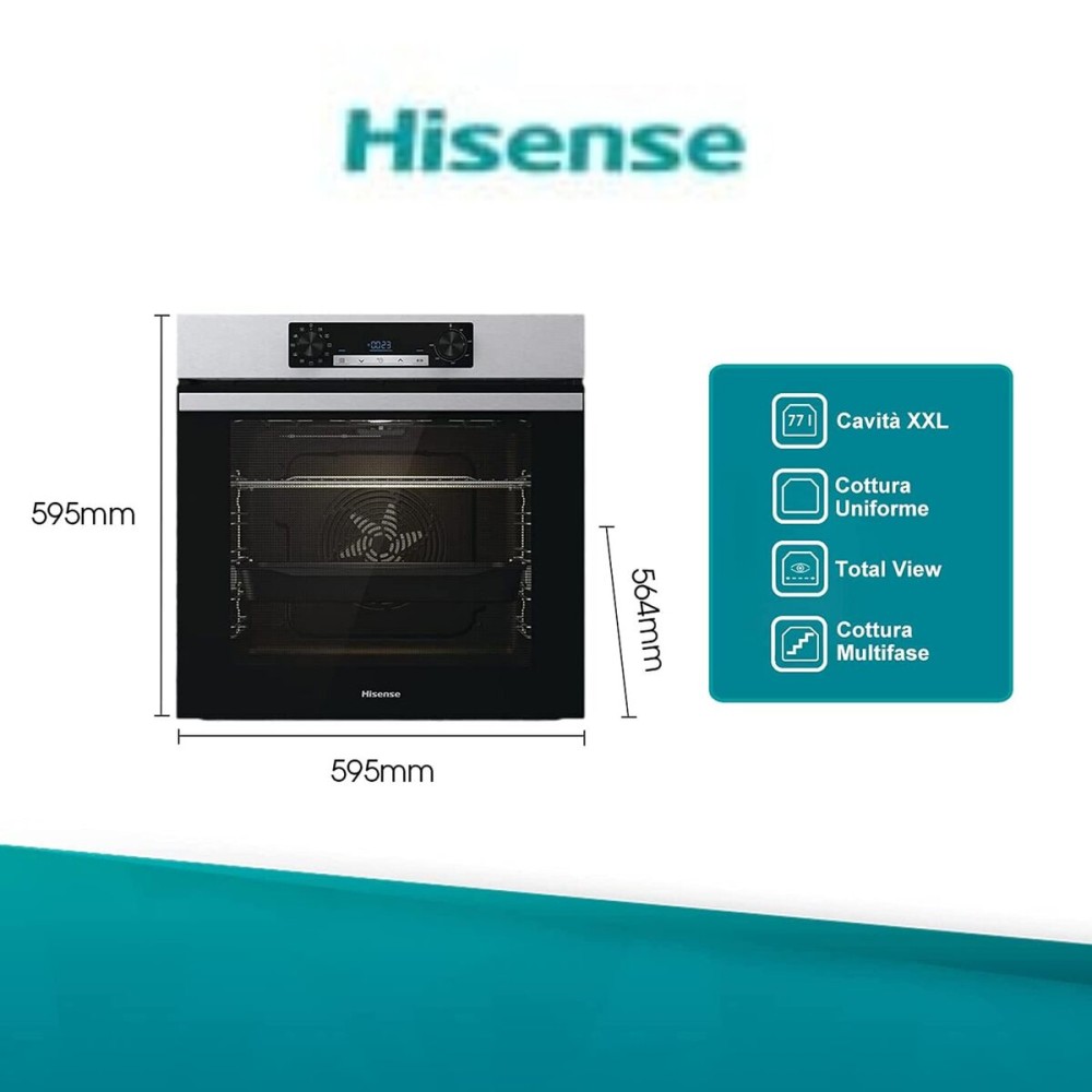 Φούρνος Hisense BI62216AX MF 77 L 3500 W (Ανακαινισμenα B)