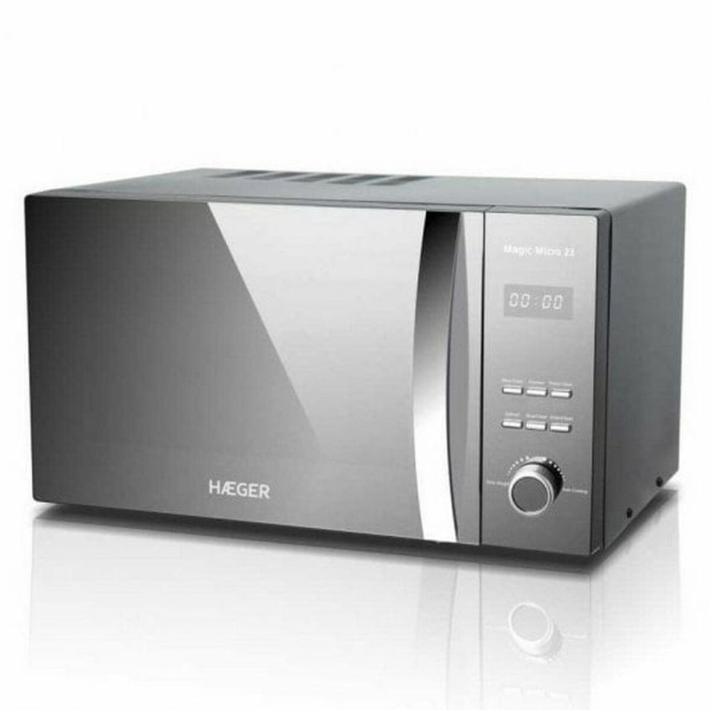 φούρνο μικροκυμάτων Haeger Magic Γκρι 800 W (Ανακαινισμenα C)