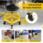 Costway Άνετο και Ρυθμιζόμενο Σκαμπό Μηχανικού με Αποθηκευτικό Χώρο και Ρόδες AU10017YE