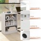 Costway Λευκή Βιβλιοθήκη 3 Επιπέδων 50 x 30 x 75 cm CB10458WH