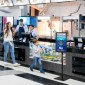 Costway  Ρυθμιζόμενη Βάση Πληροφοριών με Πλαίσιο Αλουμινίου και Στήριγμα Ανοξείδωτου Χάλυβα CB10735BK