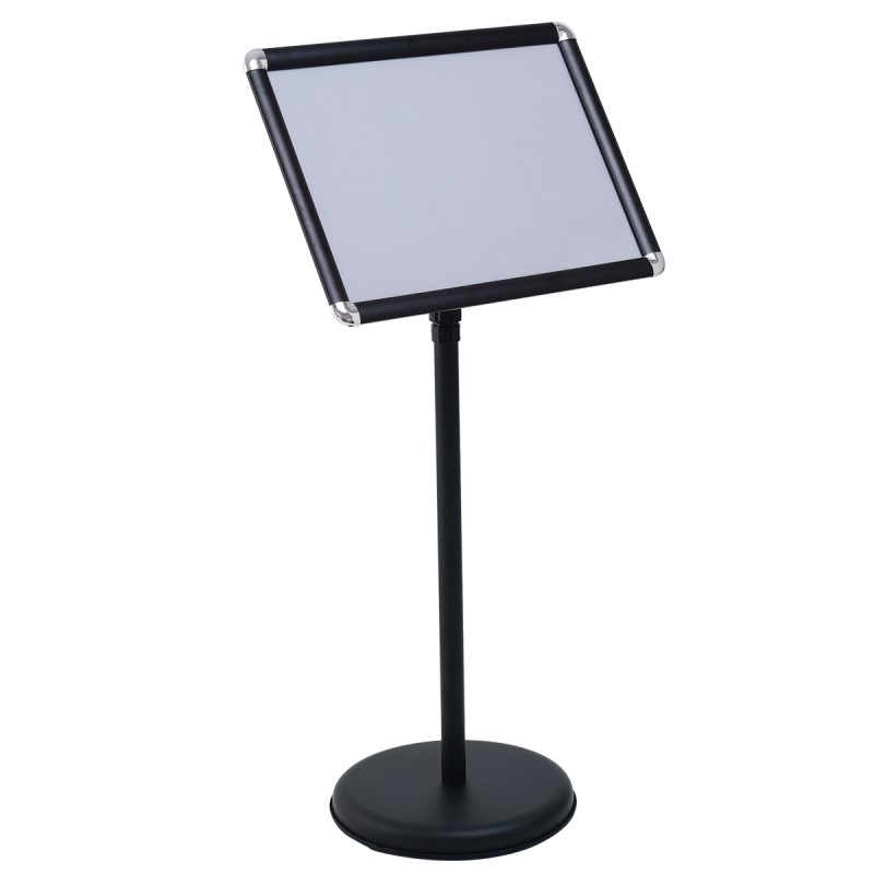 Costway  Ρυθμιζόμενη Βάση Πληροφοριών με Αλουμινένιο Πλαίσιο και Ανοξείδωτη Στήριξη CB10770BK