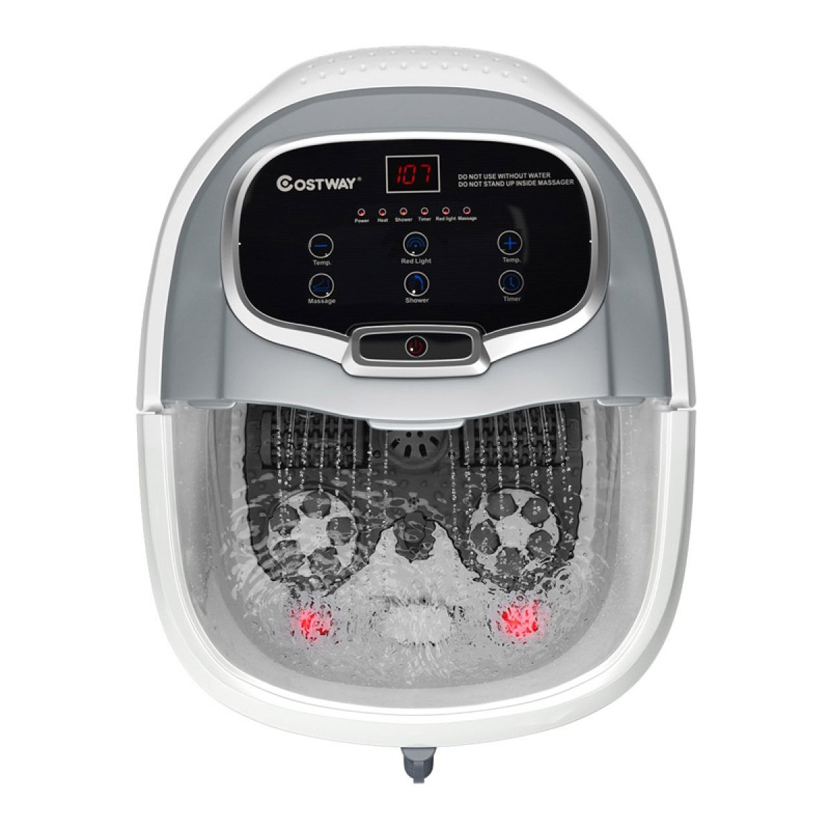 Ηλεκτρική Συσκευή Υδρομασάζ / Shiatsu Ποδιών 500 W Costway EP24368DE-GR