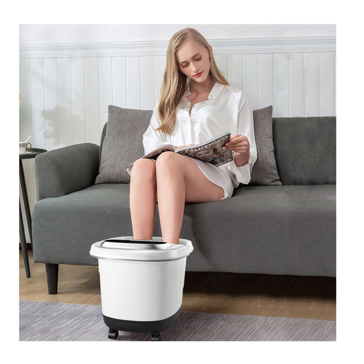 Ηλεκτρική Συσκευή Υδρομασάζ / Shiatsu Ποδιών 500 W Costway EP24368DE-GR