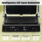 Costway 3-σε-1 1800W Panini-Pressgrill με αντικολλητικές πλάκες Ηλεκτρική σχάρα ES10407DE-DK