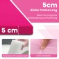 Costway Ροζ Πτυσσόμενο Στρώμα Γυμναστικής 300 x 117 x 5 cm FH10111WN