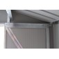 Costway Μεταλλικό Σπιτάκι Κήπου 213x127x185 cm με Ανθεκτική Κατασκευή και Δύο Συρόμενες Πόρτες GT2989GN+