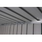 Costway Μεταλλικό Σπιτάκι Κήπου 213x127x185 cm με Ανθεκτική Κατασκευή και Δύο Συρόμενες Πόρτες GT2989GN+