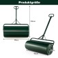 Costway Μεταλλικός Κύλινδρος Γκαζόν 113L Ø40CM με Λαβή για Νερό/Άμμο Πράσινος GT4009GN