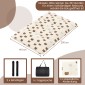 Costway Πολυλειτουργικό Στρώμα 140 x 200 cm  Futon με Αφαιρούμενο Κάλυμμα και Τσάντα Μεταφοράς HU10922CF-D