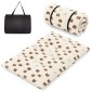 Costway Πολυλειτουργικό Στρώμα 140 x 200 cm  Futon με Αφαιρούμενο Κάλυμμα και Τσάντα Μεταφοράς HU10922CF-D