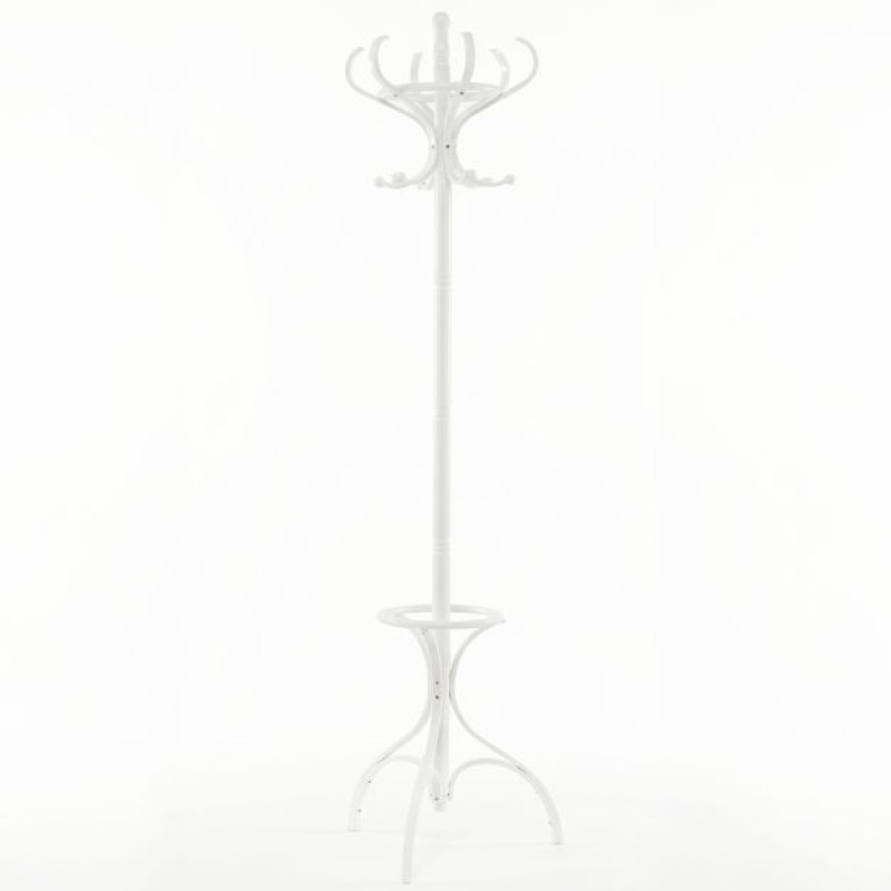 Costway Καλόγερος ρούχων με 12 γάντζους λευκός, 182 x 47,5 x 45 cm HW61709WH