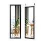 Ολόσωμος Ξύλινος Καθρέπτης Τοίχου 120 x 37 cm Costway HW66332BK