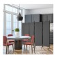 Μεταλλικό Διακοσμητικό Παραβάν 220 x 51 x 173 cm Costway HW68273GR