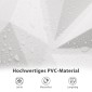 Costway Σετ 50 τμχ Διακοσμητικά Πάνελ PVC Diamond 30x30 εκ. Λευκό HZ10349WH