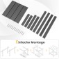 Costway Γκρι Ανθεκτικό Τραπέζι HDPE Adirondack 36x36x47 εκ. NP10939GR