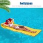 Costway Πλωτό Στρώμα Αφρού XPE 220 x 90 x 4 cm Κίτρινο+Μπλε OP70098YE