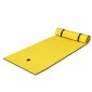 Costway Πλωτό Στρώμα Αφρού XPE 220 x 90 x 4 cm Κίτρινο+Μπλε OP70098YE