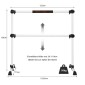 Ρυθμιζόμενη Μπάρα Μπαλέτου 123 x 71 x 119CM COSTWAY  SP37449SV